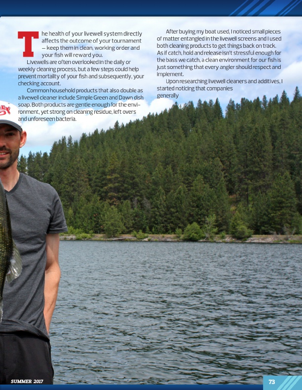 livewell additives for bass fishing care 